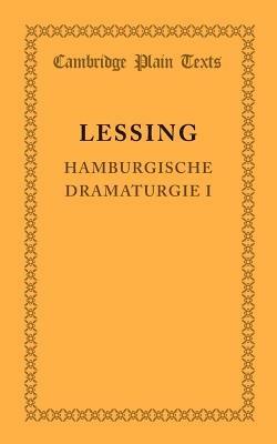 Hamburgische Dramaturgie I - Gotthold Ephraim Lessing - cover