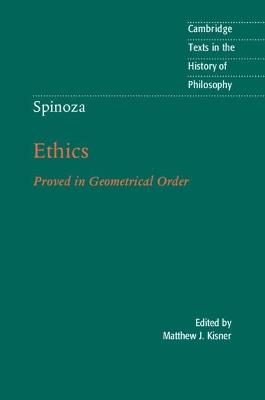 Spinoza: Ethics: Proved in Geometrical Order - cover