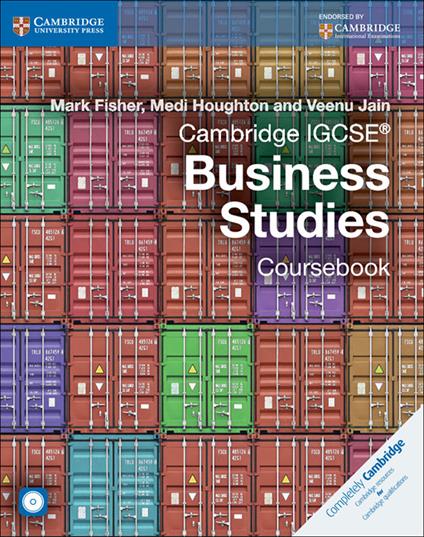 Cambridge IGCSE (R) Business Studies Coursebook with CD-ROM - Mark Fisher,Medi Houghton,Veenu Jain - cover