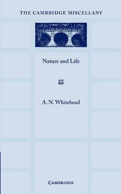 Nature and Life - Alfred North Whitehead - cover