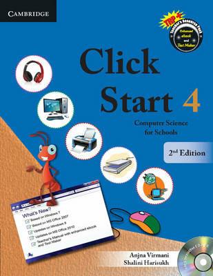 Click Start Level 4 Student's Book with CD-ROM: Computer Science for Schools - Anjna Virmani,Shalini Harisukh - cover