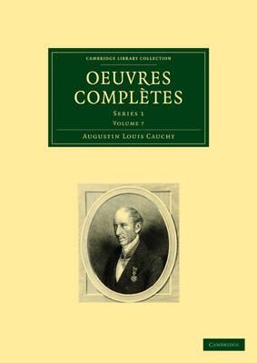 Oeuvres completes: Series 1 - Augustin-Louis Cauchy - cover