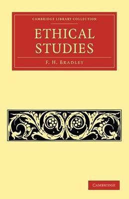 Ethical Studies - F. H. Bradley - cover