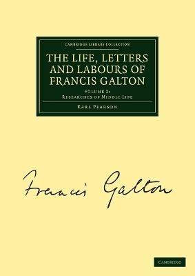 The Life, Letters and Labours of Francis Galton - Karl Pearson - cover