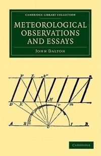 Meteorological Observations and Essays - John Dalton - cover