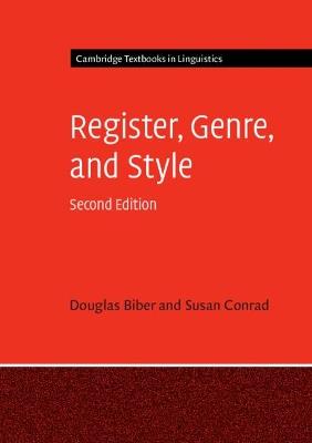 Register, Genre, and Style - Douglas Biber,Susan Conrad - cover