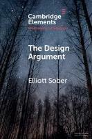The Design Argument - Elliott Sober - cover