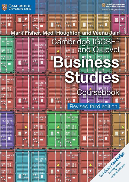 Cambridge IGCSE® and O Level Business Studies Revised Coursebook - Mark Fisher,Medi Houghton,Veenu Jain - cover