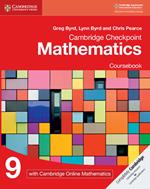 Cambridge Checkpoint Mathematics Coursebook 9 with Cambridge Online Mathematics (1 Year)