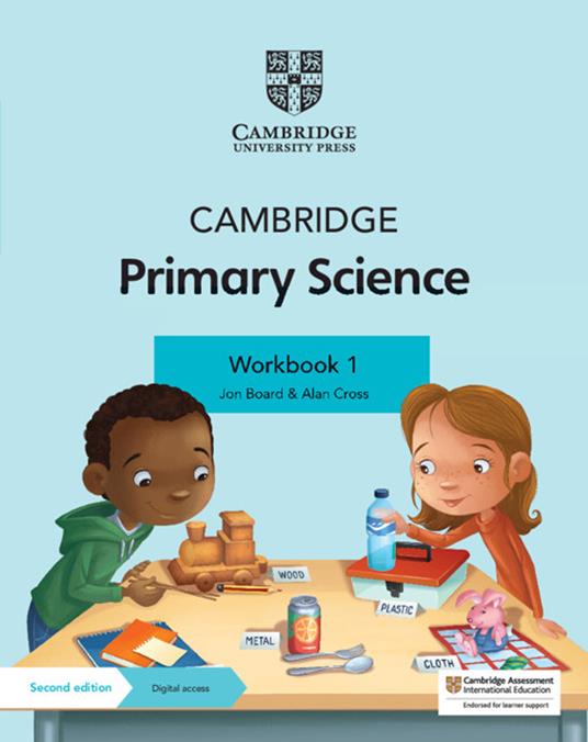 Cambridge Primary Science Workbook 1 with Digital Access (1 Year) - Jon Board,Alan Cross - cover