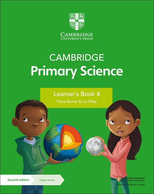 Cambridge Primary Science Learner's Book 4 with Digital Access (1 Year) - Fiona Baxter,Liz Dilley - cover