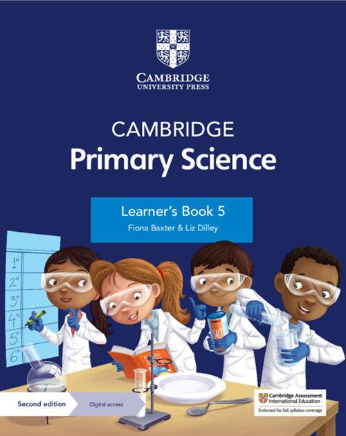 Cambridge Primary Science Learner's Book 5 with Digital Access (1 Year) - Fiona Baxter,Liz Dilley - cover