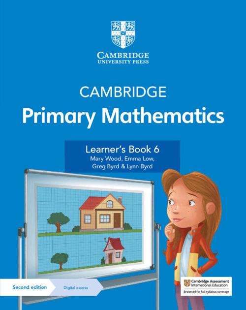 Cambridge Primary Mathematics Learner's Book 6 with Digital Access (1 Year) - Mary Wood,Emma Low,Greg Byrd - cover