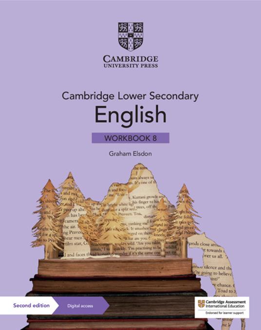 Cambridge Lower Secondary English Workbook 8 with Digital Access (1 Year) - Graham Elsdon - cover