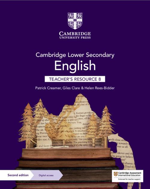 Cambridge Lower Secondary English Teacher's Resource 8 with Digital Access - Patrick Creamer,Giles Clare,Helen Rees-Bidder - cover
