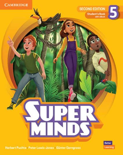 Super Minds Second Edition Level 5 Student's Book with eBook British English - Herbert Puchta,Peter Lewis-Jones,Gunter Gerngross - cover
