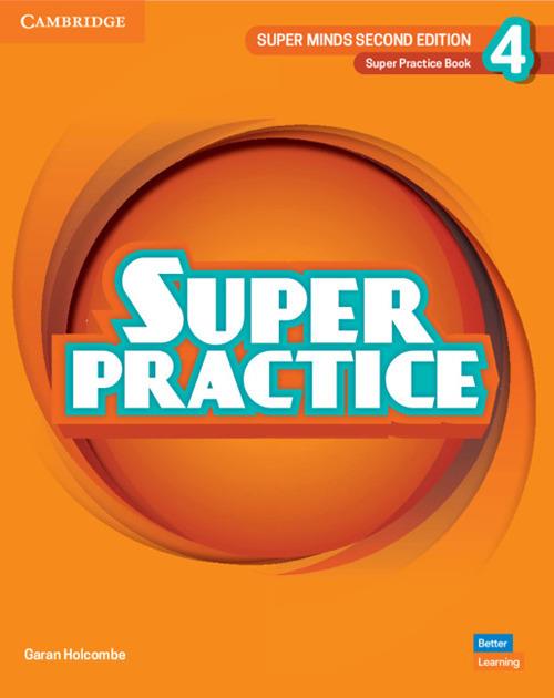 Super Minds Level 4 Super Practice Book British English - Garan Holcombe - cover