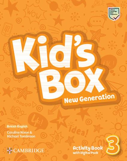 Kid's Box New Generation Level 3 Activity Book with Digital Pack British English - Caroline Nixon,Michael Tomlinson - cover