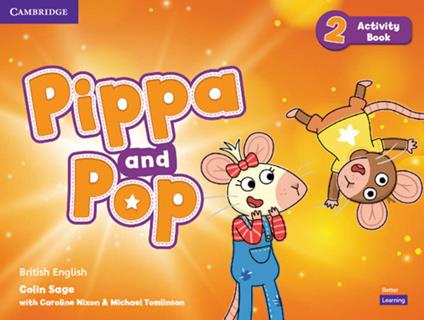 Pippa and Pop Level 2 Activity Book British English - Colin Sage - cover