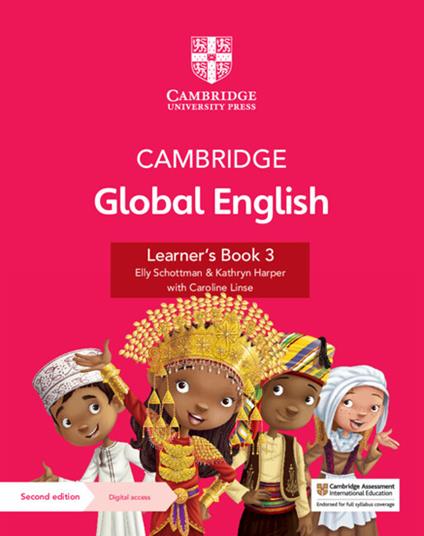 Cambridge Global English Learner's Book 3 with Digital Access (1 Year): for Cambridge Primary English as a Second Language - Elly Schottman,Kathryn Harper - cover