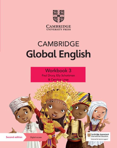 Cambridge Global English Workbook 3 with Digital Access (1 Year): for Cambridge Primary and Lower Secondary English as a Second Language - Paul Drury,Elly Schottman - cover