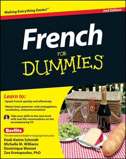 French For Dummies, with CD - Zoe Erotopoulos,Dodi-Katrin Schmidt,Michelle M. Williams - cover