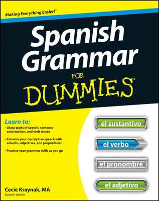 Spanish Grammar For Dummies - Cecie Kraynak - cover