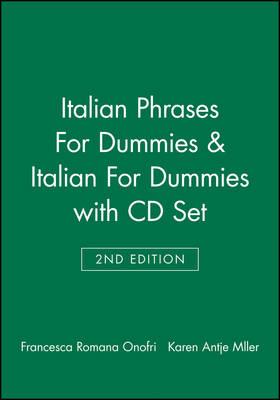 Italian Phrases For Dummies & Italian For Dummies, 2nd Edition with CD Set - Francesca Romana Onofri,Karen Antje Moeller - cover