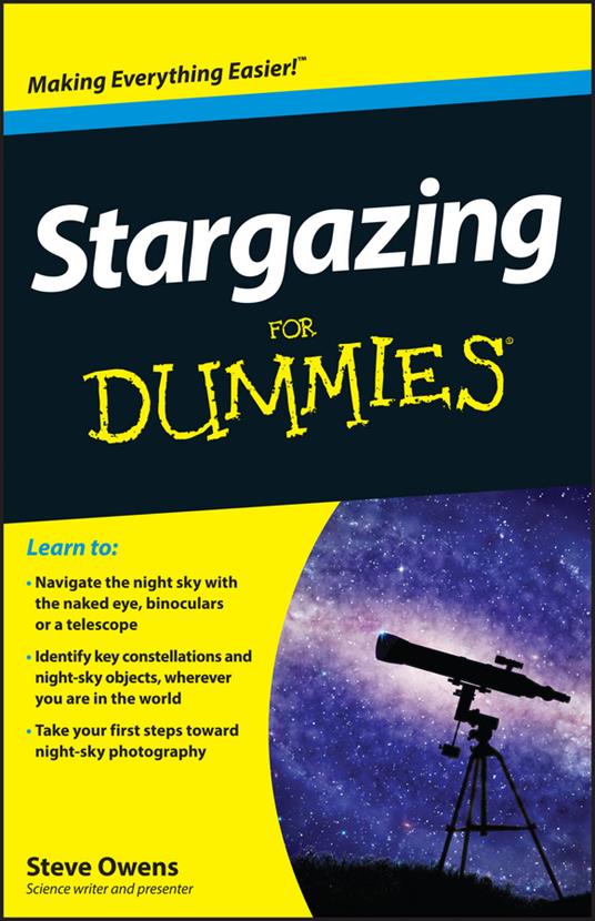 Stargazing For Dummies - Steve Owens - cover