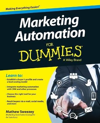 Marketing Automation For Dummies - Mathew Sweezey - cover