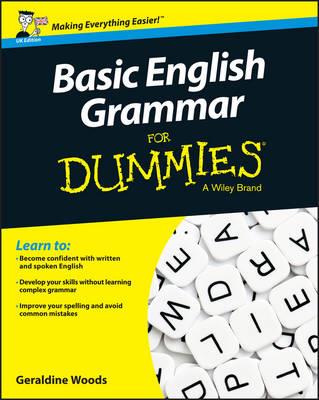 Basic English Grammar For Dummies - Geraldine Woods - cover