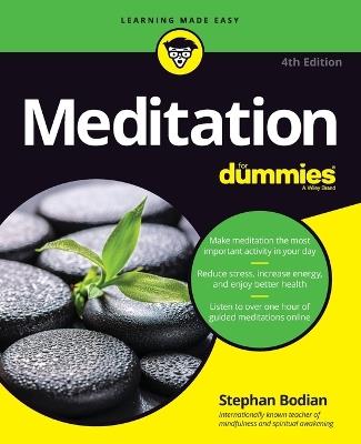 Meditation For Dummies - Stephan Bodian - cover