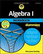 Algebra I Workbook For Dummies