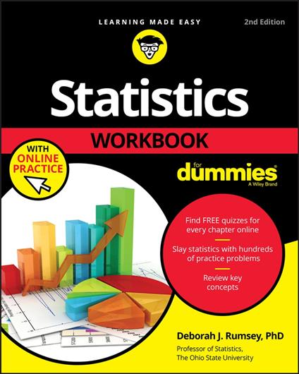 Statistics Workbook For Dummies with Online Practice