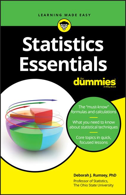 Statistics Essentials For Dummies - Deborah J. Rumsey - cover