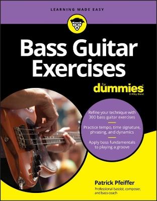 Bass Guitar Exercises For Dummies - Patrick Pfeiffer - cover