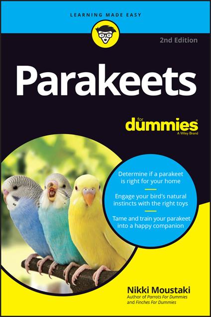 Parakeets For Dummies - Nikki Moustaki - cover