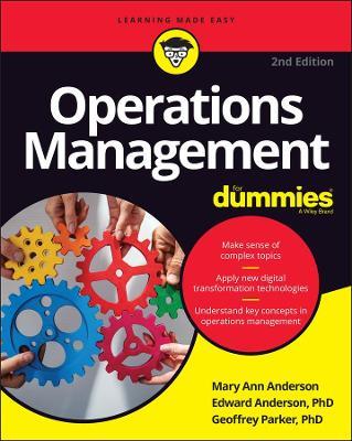 Operations Management For Dummies - Mary Ann Anderson,Edward J. Anderson,Geoffrey Parker - cover