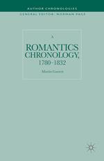 A Romantics Chronology, 1780-1832