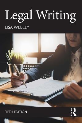 Legal Writing - Lisa Webley - cover