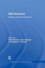 R&D Decisions: Strategy Policy and Innovations