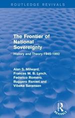 The Frontier of National Sovereignty: History and Theory 1945-1992