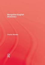 Mongolian English Dictionary