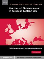 Unexpected Circumstances in European Contract Law