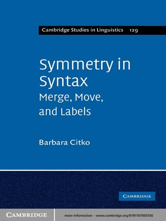 Symmetry in Syntax