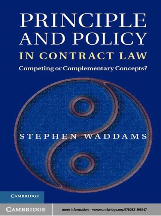 Principle and Policy in Contract Law