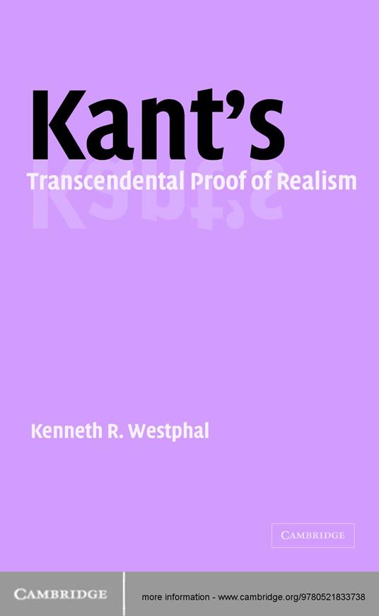 Kant's Transcendental Proof of Realism