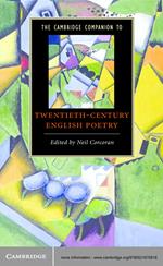 The Cambridge Companion to Twentieth-Century English Poetry