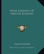 More Sermons Of Meister Eckhart