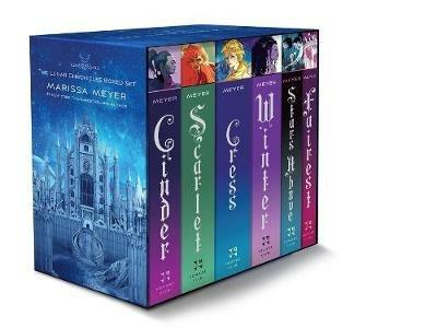 The Lunar Chronicles Boxed Set: Cinder, Scarlet, Cress, Fairest, Stars Above, Winter - Marissa Meyer - cover